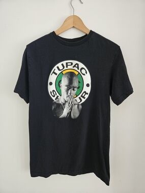 Cross Colours Tupac Shirt Medium Hip Hop Rap Streetwear